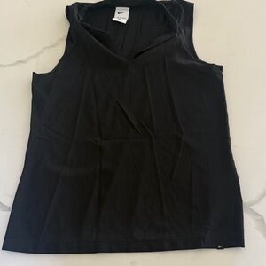Nike Black V-Neck Athletic Tank Top